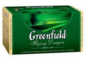 чай greenfield flying dragon зелёный 25 пакетиков