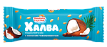 батончик  халва подсолн. с кокосом глазир. мишкино 50г