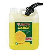 стеклоочиститель зимний "spectrol"  лимон -20с (4л) пэт