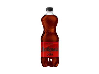 газированный напиток добрый cola без сахара 1,0 л, пэт