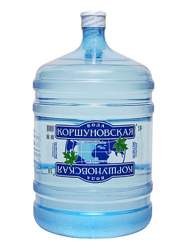 вода питьевая артезианская "коршуновская" емк. 19 л