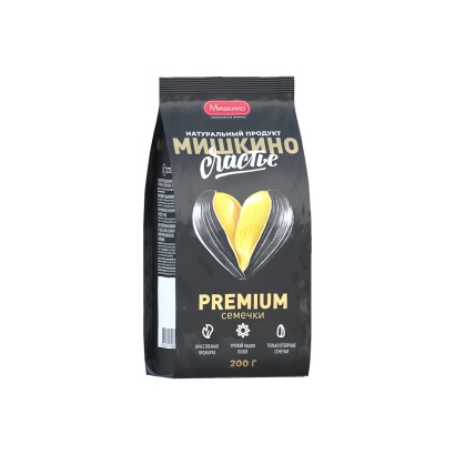 семечки подсолн. жареные  мишкино счастье premium 200г
