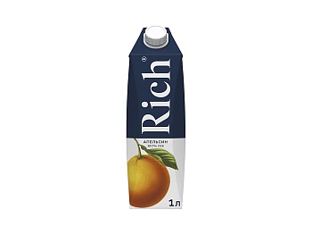 сок rich апельсин 1,0 л, тп