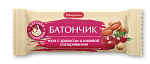 батончик  нуга с арахисом и клюквой глазир. мишкино 50г